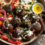 Tray Bake Dinner: Lamb Kofta Meatballs