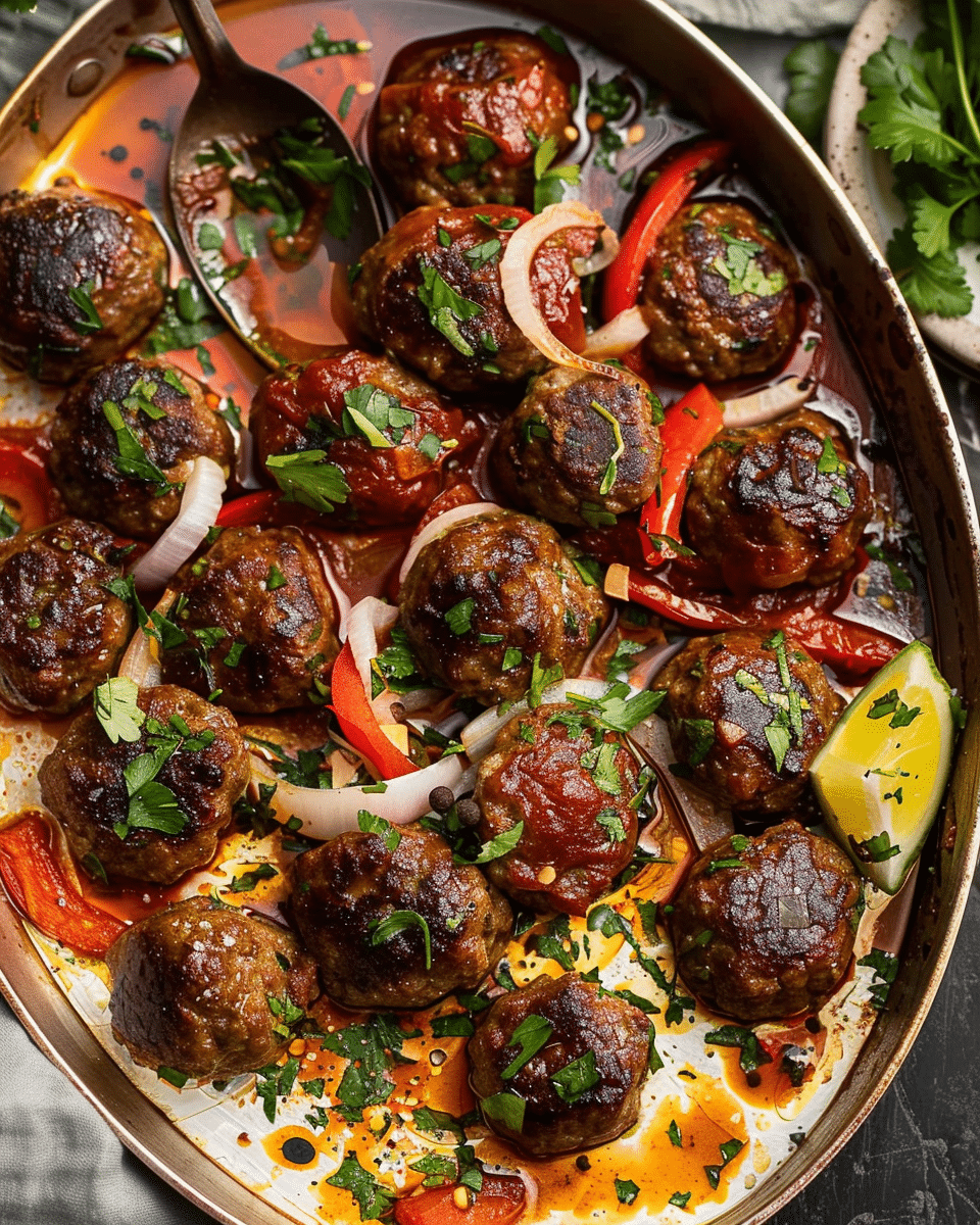 Tray Bake Dinner: Lamb Kofta Meatballs