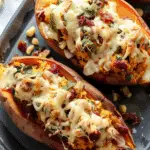 Leftover Stuffed Sweet Potatoes