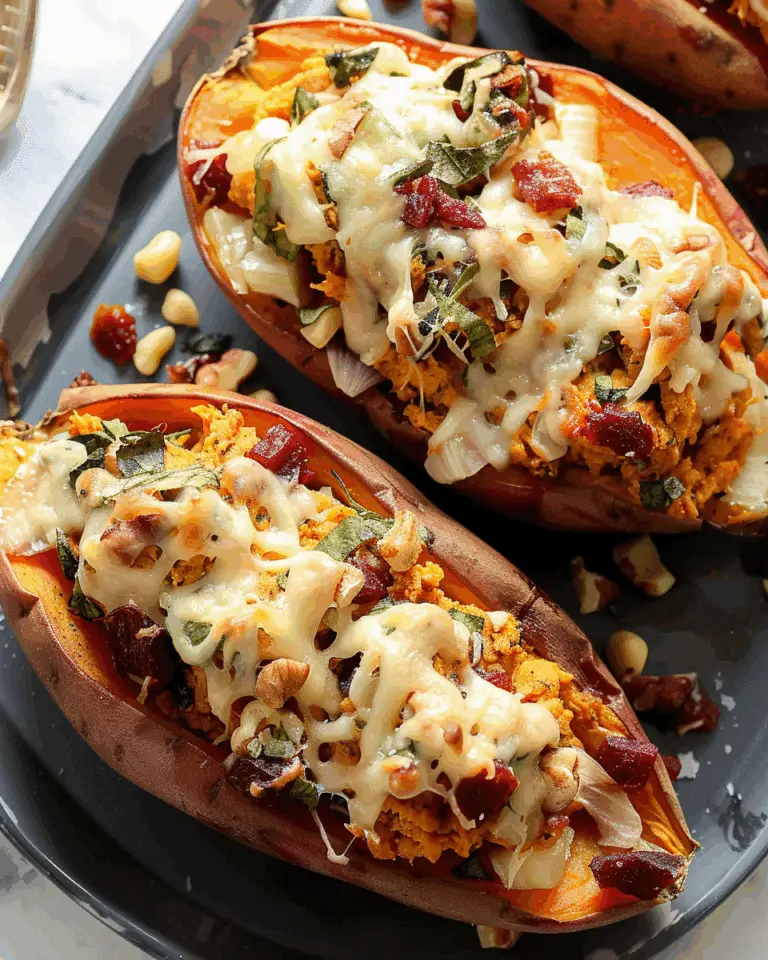 Leftover Stuffed Sweet Potatoes