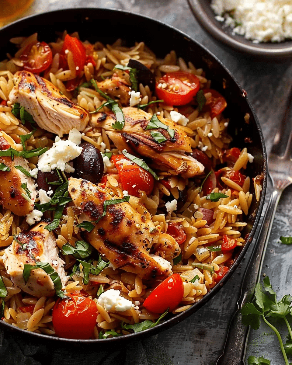 One Pot Chicken Risoni