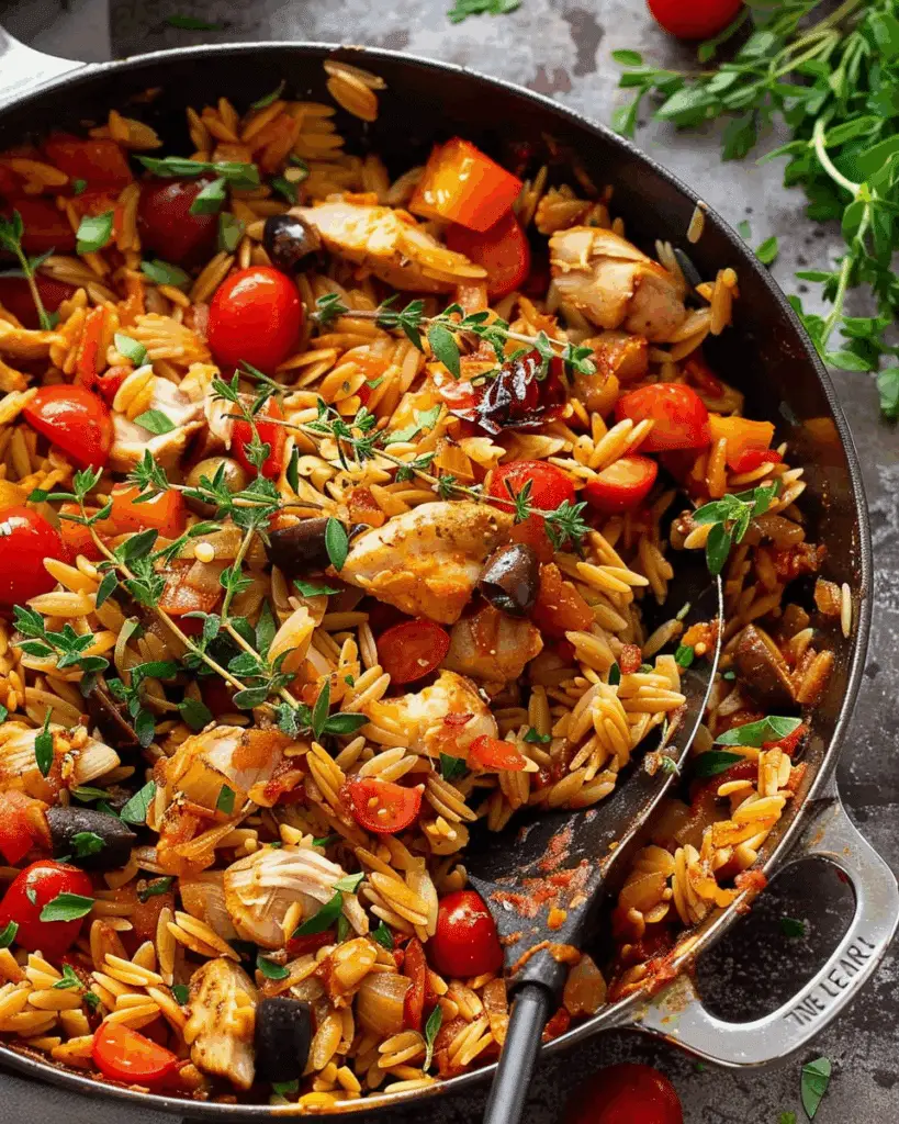 One Pot Chicken Risoni