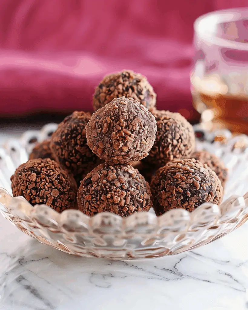 Rum and Raisin Truffles