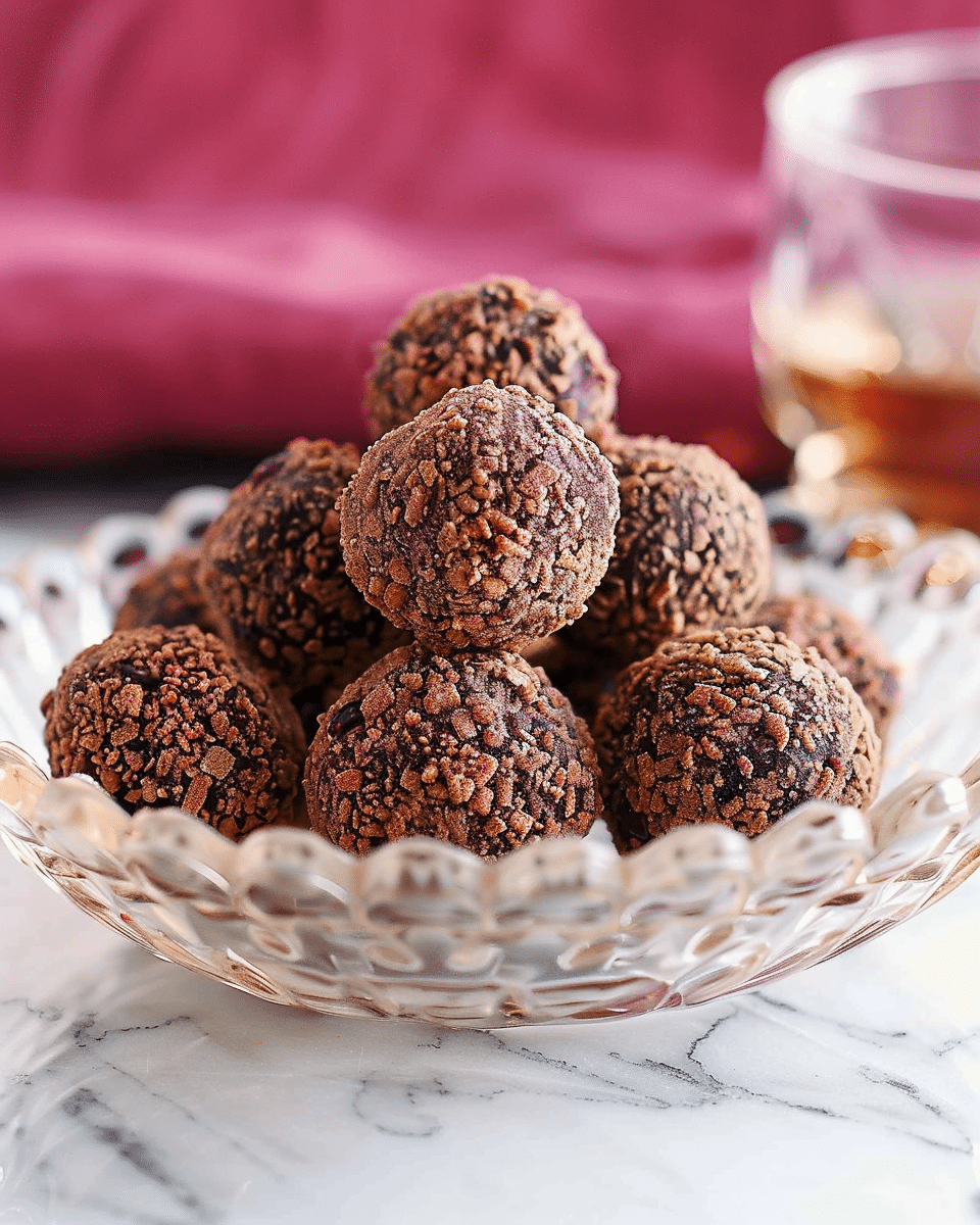 Rum and Raisin Truffles