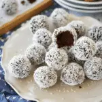 Snowball Chocolate Truffles {Easy Recipe}