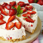 Strawberry Cheesecake {Easy No Bake Recipe}