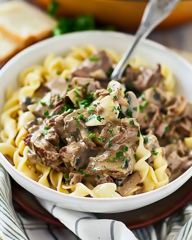 Beef Stroganoff