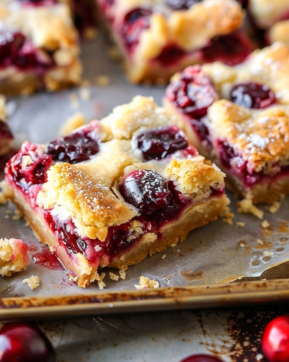 Cherry Kuchen Bars
