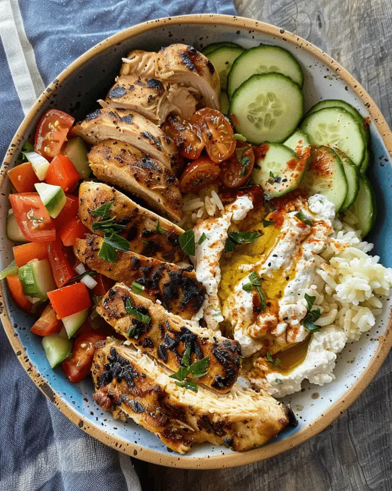 Chicken Mezze Bowl