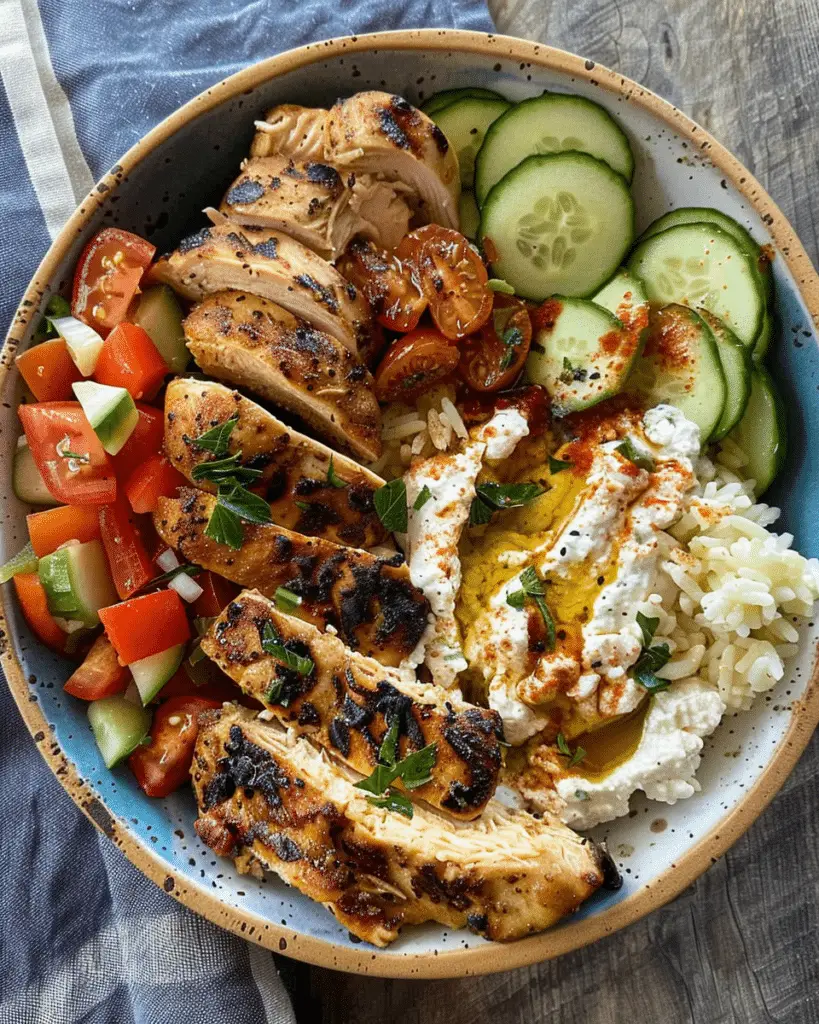 Chicken Mezze Bowl