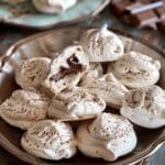 Chocolate Almond Meringue Cookies