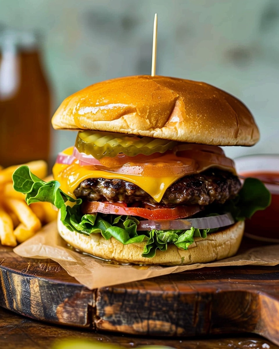 Classic Grilled Cheeseburgers