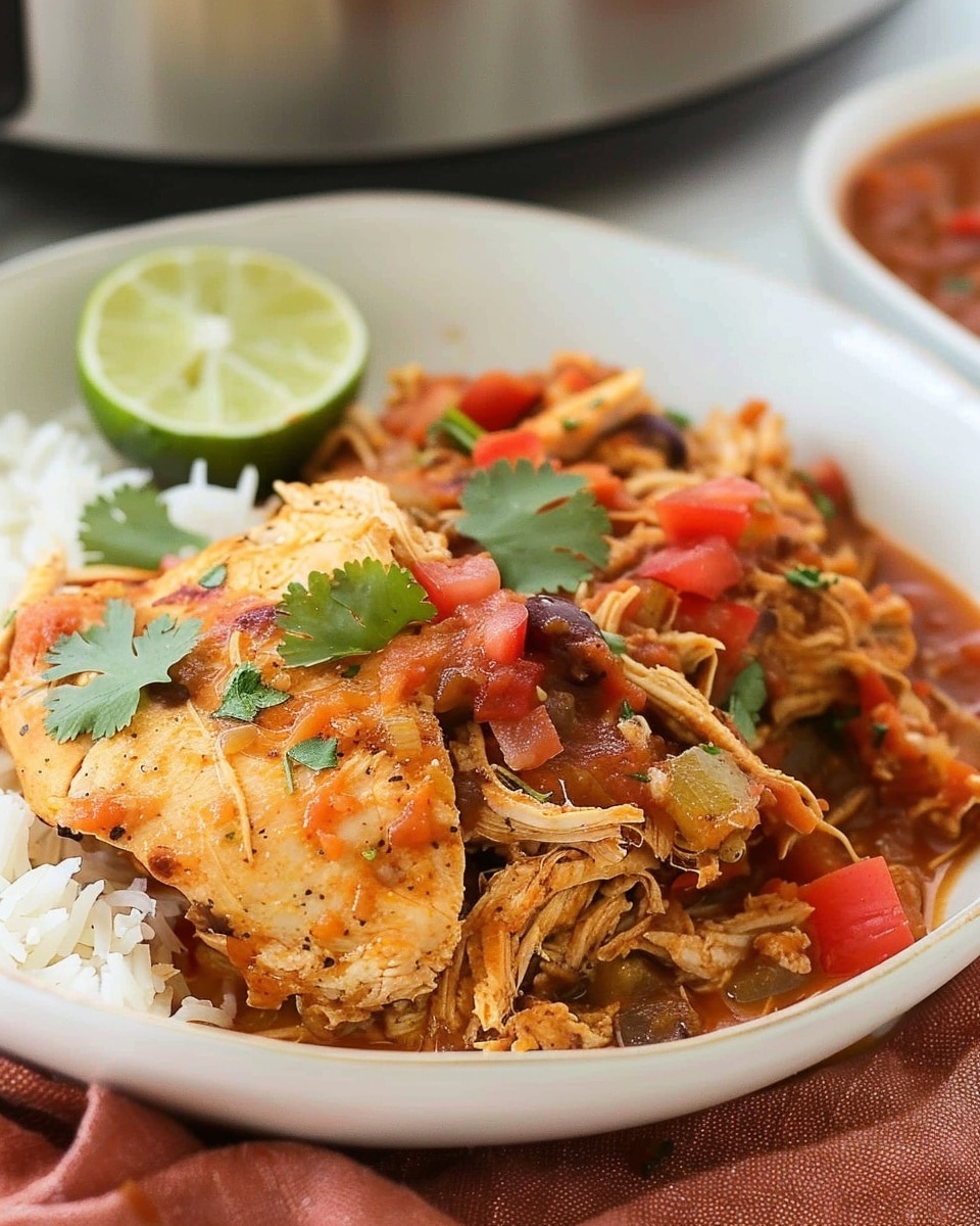 Crockpot Salsa Chicken