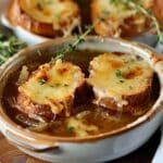 Decadent French Onion Soup with Gruyère Toasts Recipe