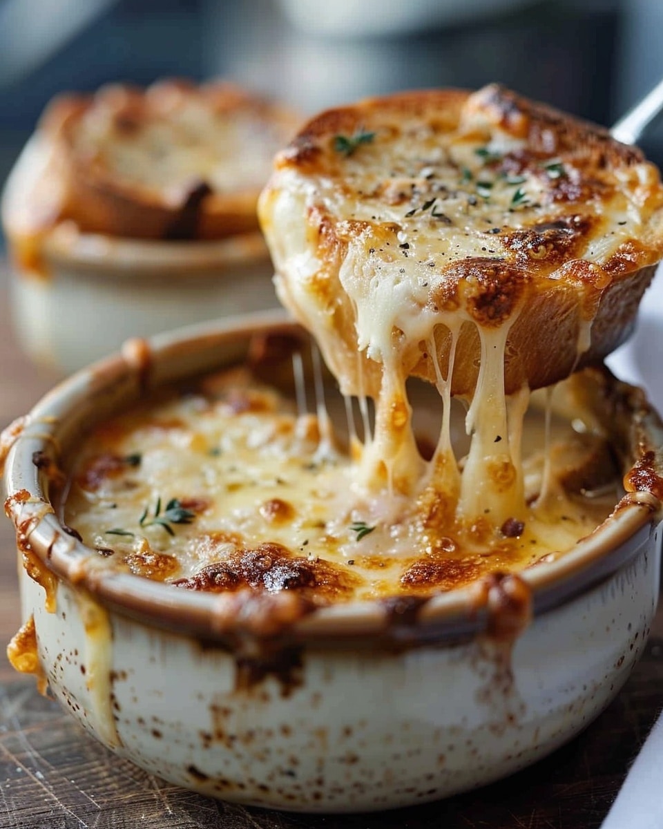 Decadent French Onion Soup with Gruyère Toasts Recipe