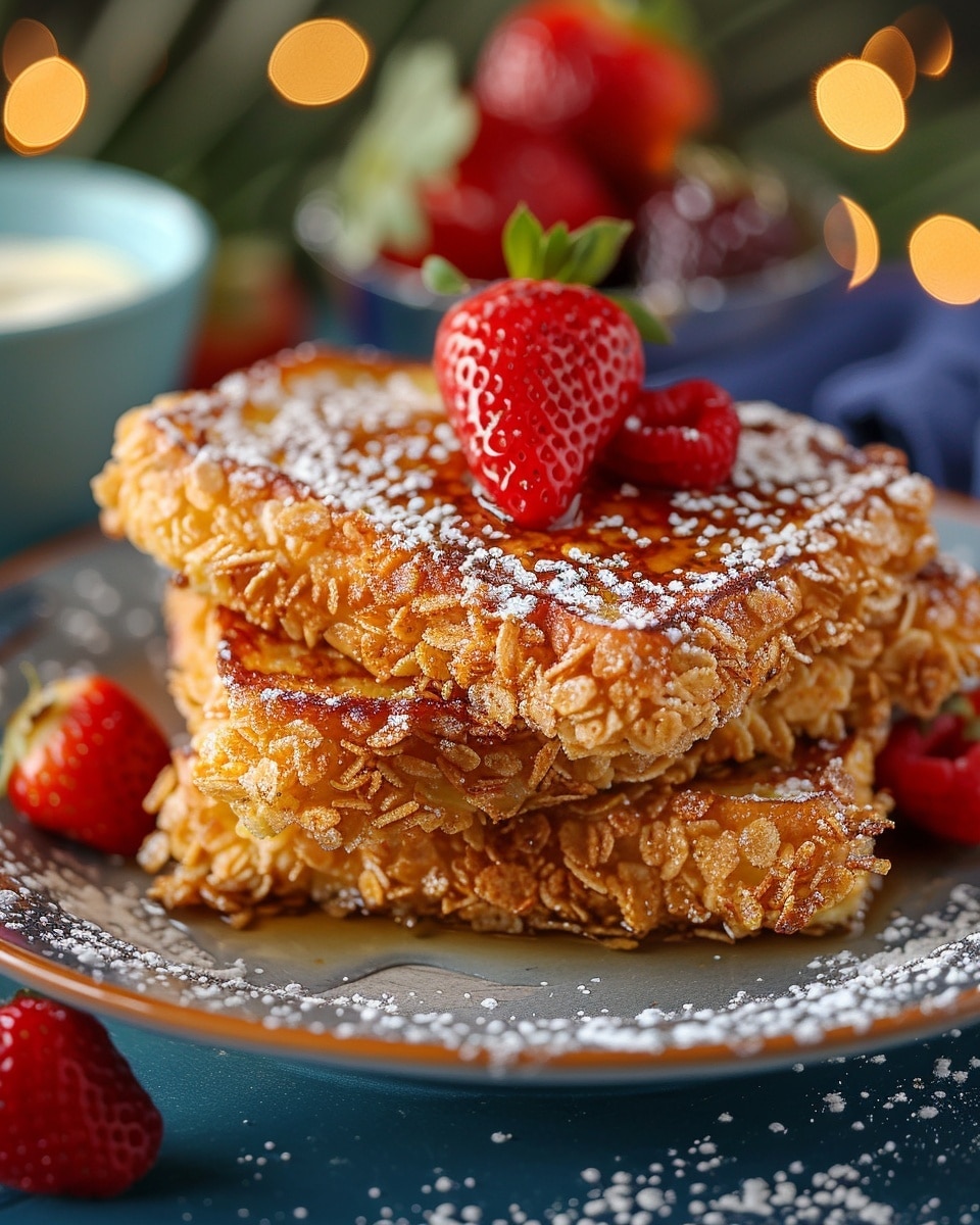 Disneyland Cornflake Crusted French Toast Recipe