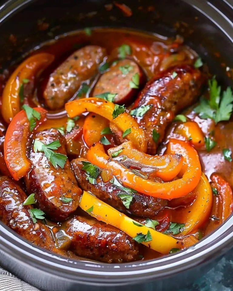 Crockpot Sausage and Peppers Recipe