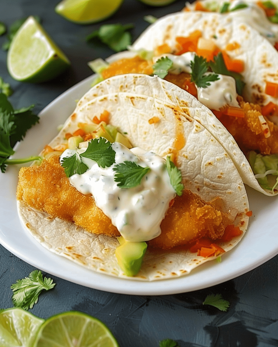 Easy Fishstick Tacos
