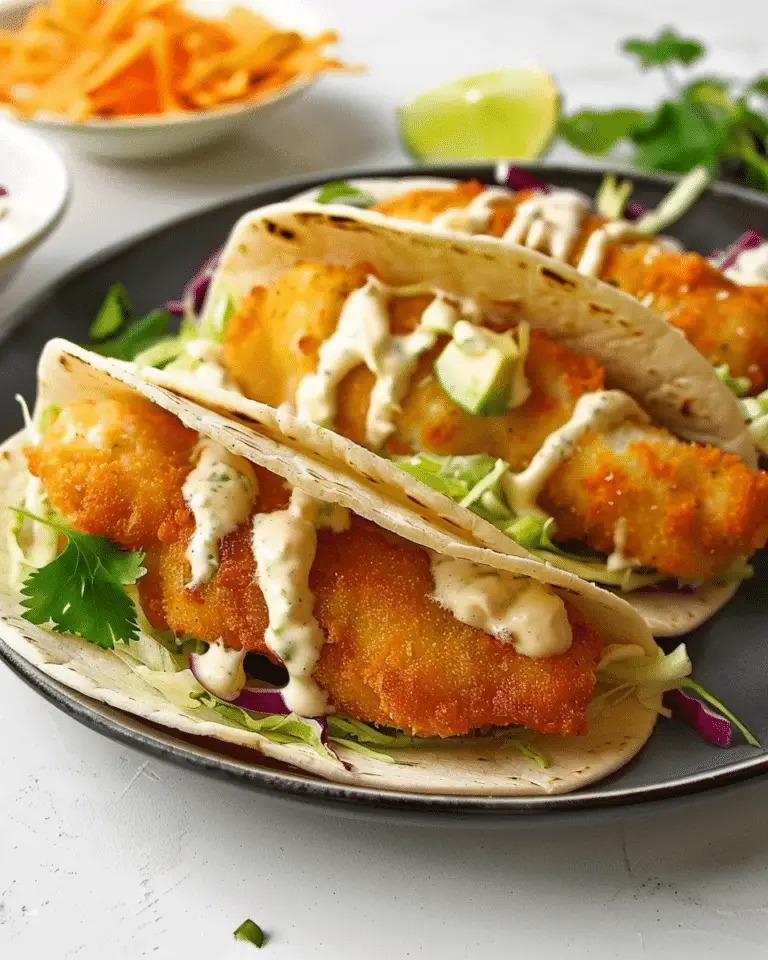 Easy Fishstick Tacos
