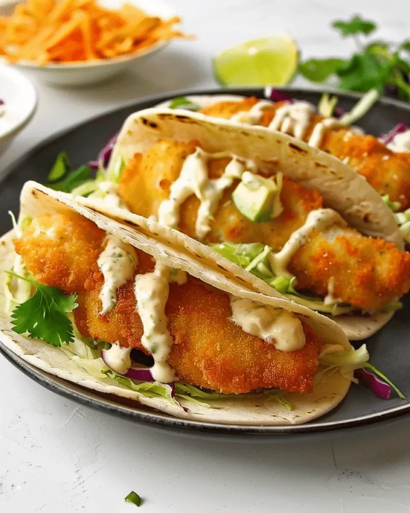 Easy Fishstick Tacos