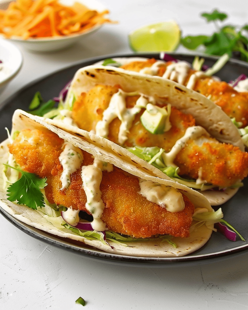Easy Fishstick Tacos