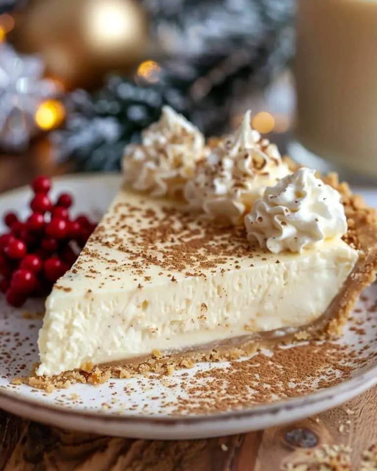 Eggnog Pie