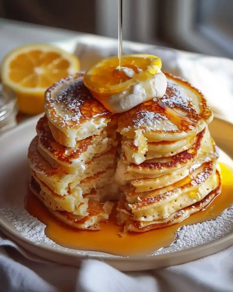 Fluffy Ricotta Lemon Pancakes That Melt in Your Mouth