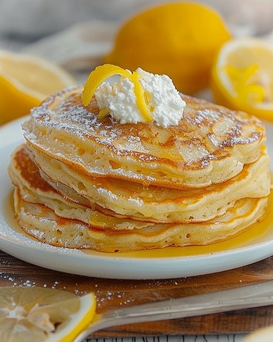 Fluffy Ricotta Lemon Pancakes That Melt in Your Mouth