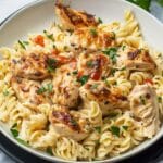 Garlic Parmesan Chicken Pasta Crockpot