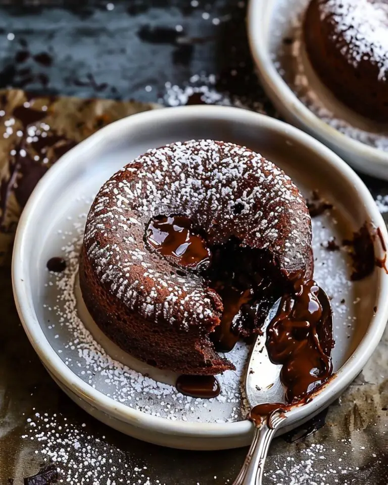 Gooey Nutella Chocolate Lava Cake