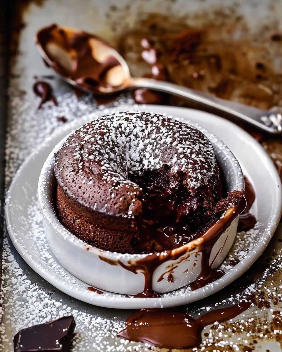 Gooey Nutella Chocolate Lava Cake