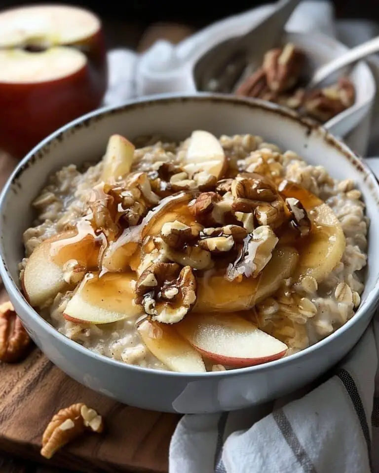Hearty Apple Walnut Steel-Cut Oats Ready in 30 Minutes