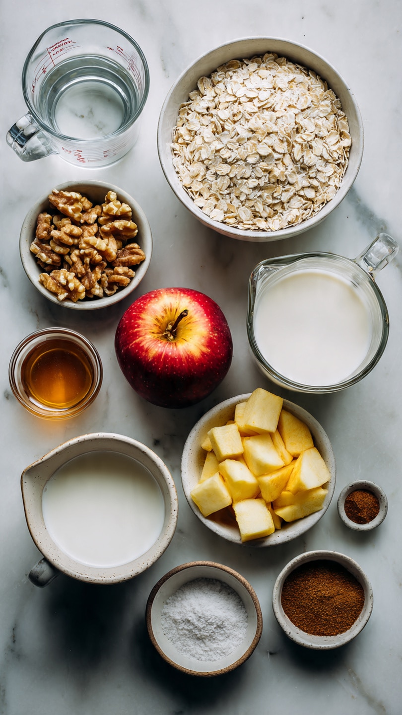 Hearty Apple Walnut Steel-Cut Oats Ready in 30 Minutes
