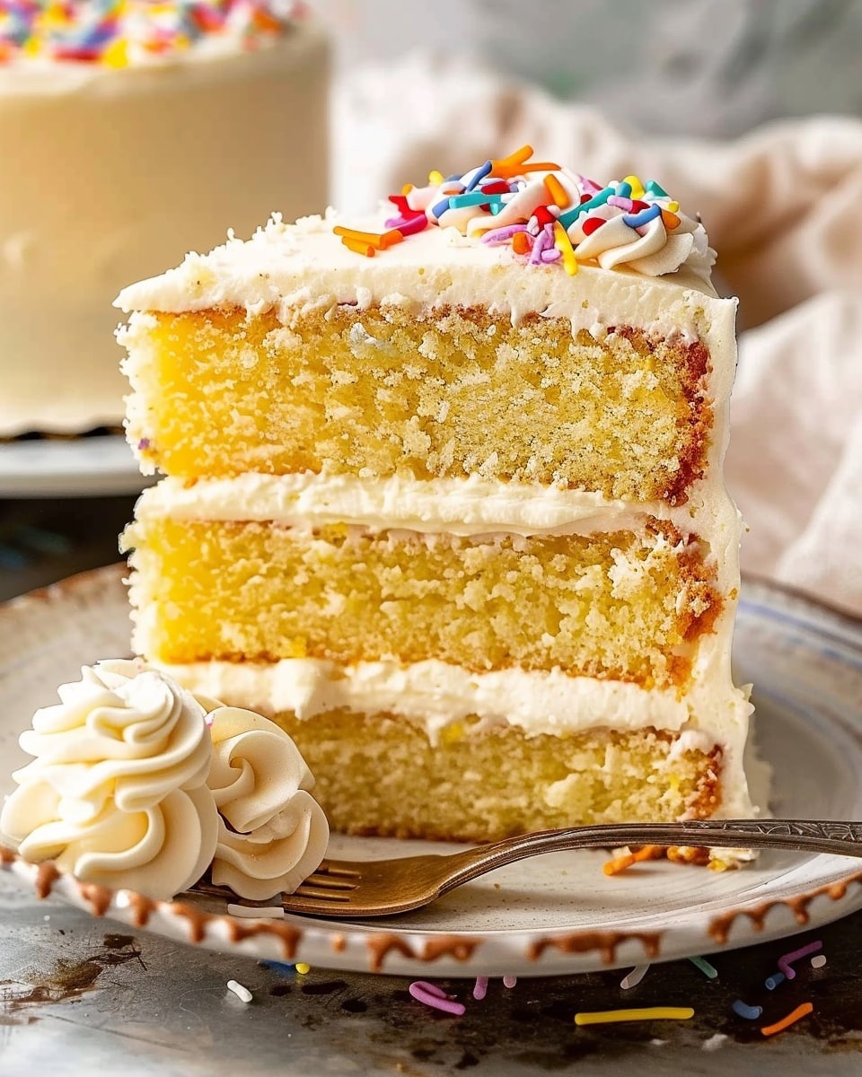 Homemade Vanilla Cake Recipe