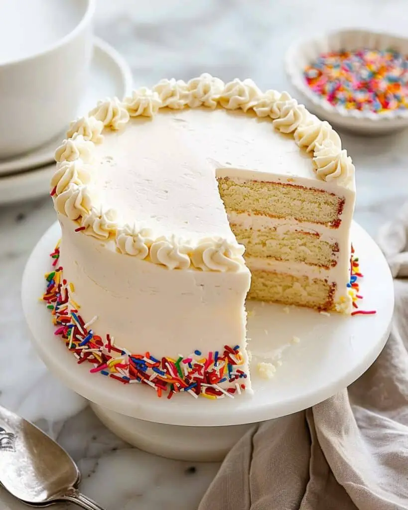 Homemade Vanilla Cake Recipe