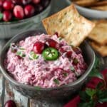 Jalapeno Cranberry Cream Cheese Dip