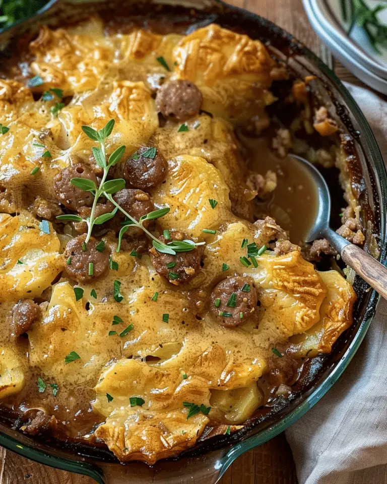 Potato Top Sausage Pie