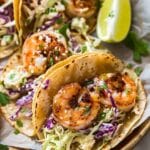 Shrimp Tacos with Slaw