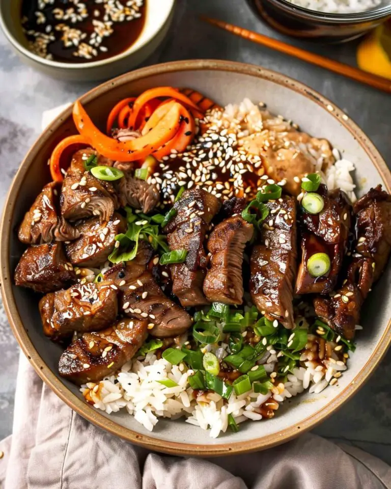 Steak and Shrimp Hibachi Bowls