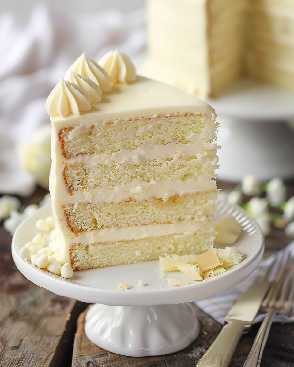 White Chocolate Layer Cake