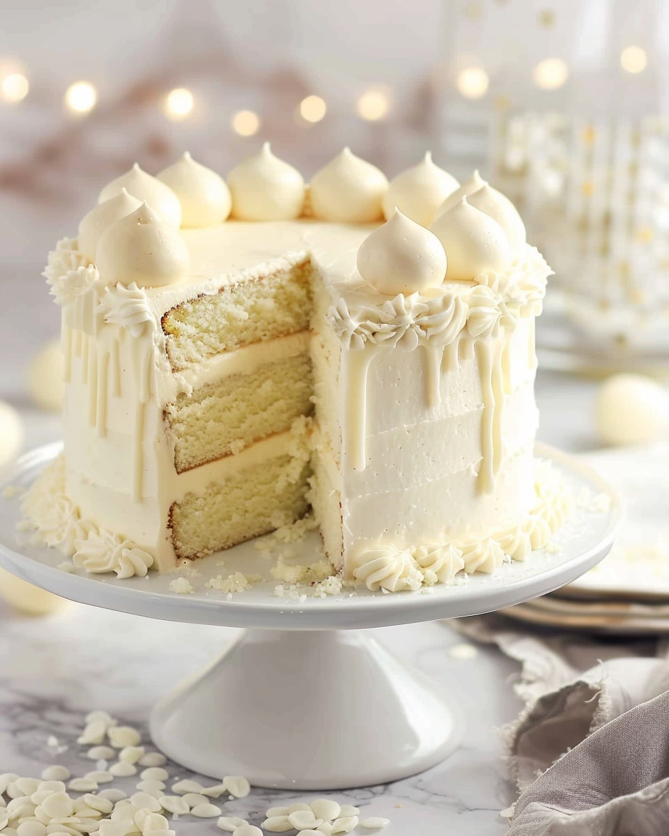 White Chocolate Layer Cake