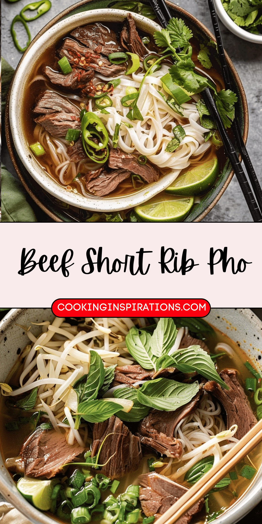 Beef Short Rib Pho | Cooking Inspirations