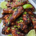 Honey Garlic Sriracha Fried Wings Recipe