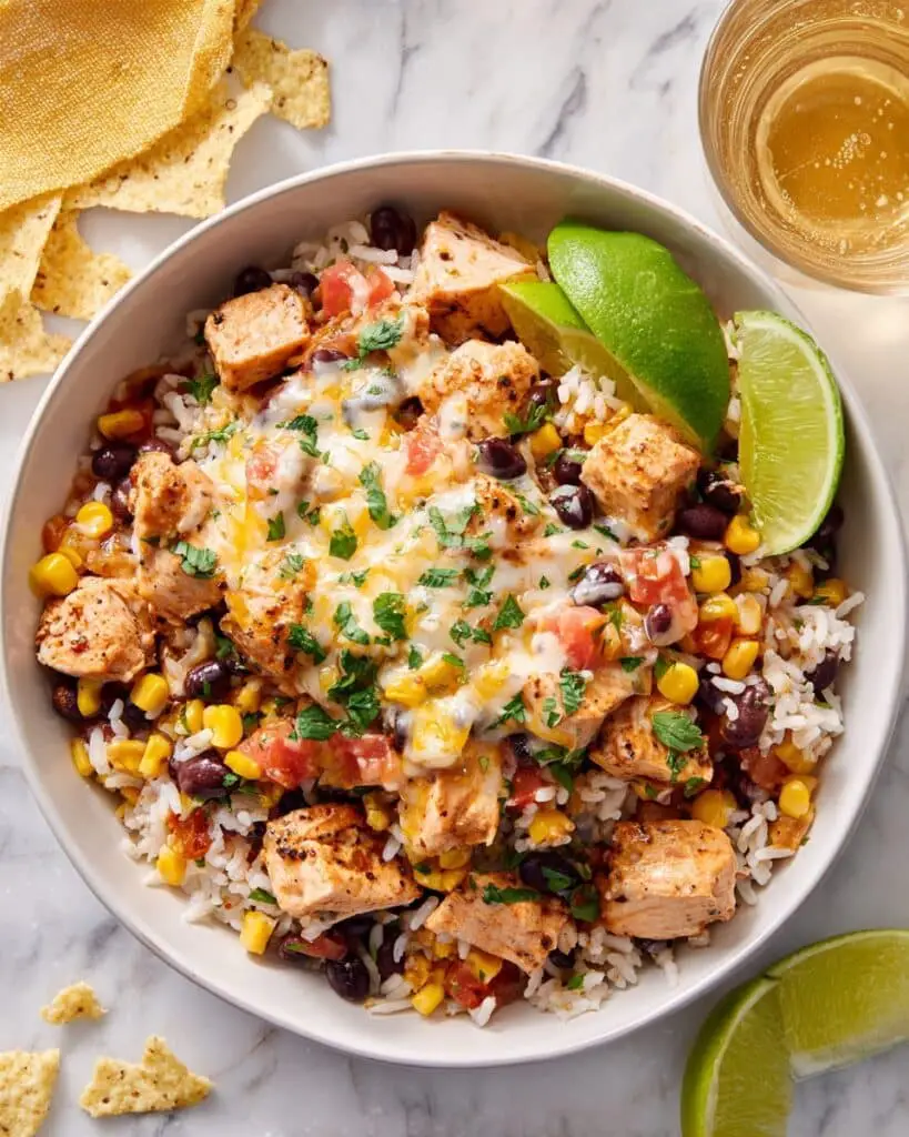 Instant Pot Burrito Bowls with Chicken Recipe