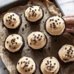 Chocolate Cupcakes with Vegan Peanut Butter Cream Cheese Frosting Recipe