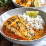 Tropical Grouper with Spicy Coconut-Ginger Sauce Recipe