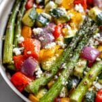 One Pan Greek Vegetables Recipe | Healthy Mediterranean Side Dish Recipe