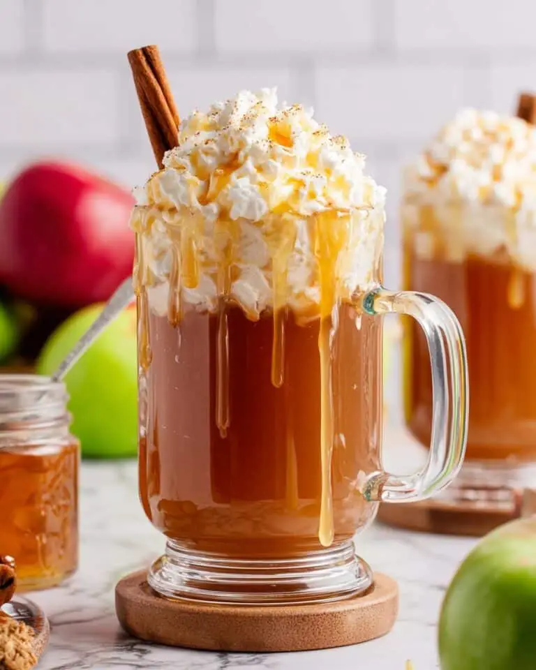 Easy Caramel Apple Hot Cider Recipe