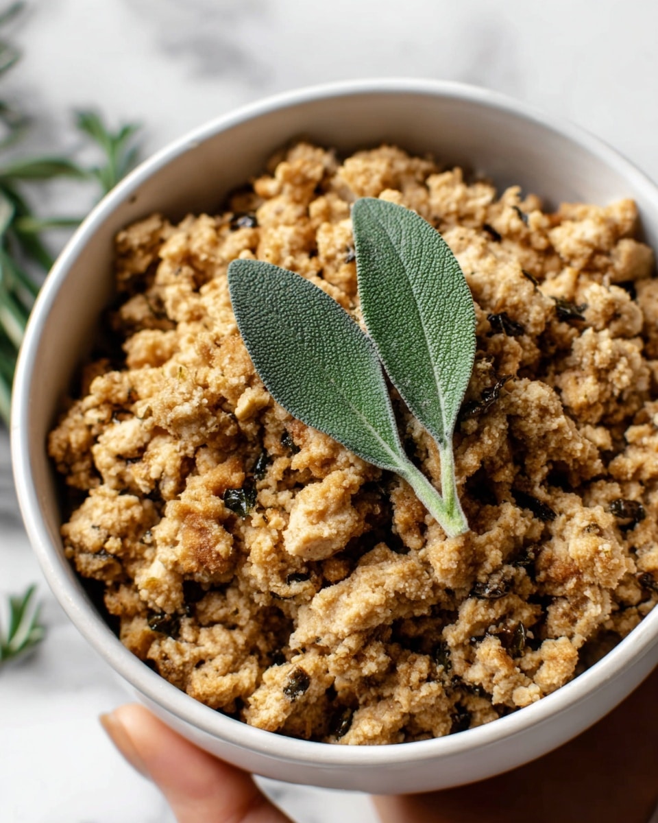 Nana Bessie's Crockpot Sausage Stuffing Recipe