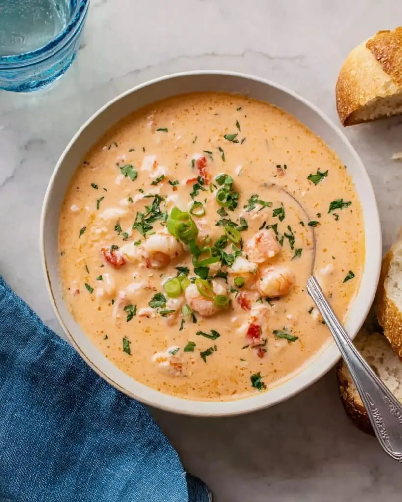 Crab and Shrimp Seafood Bisque Recipe